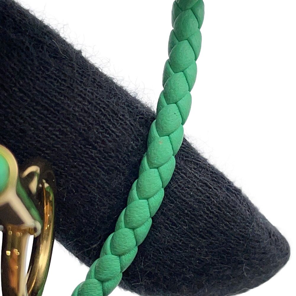 Hermes Bracelet Glenan Double Tour Vert Comic Gold Swift Veil — view 8