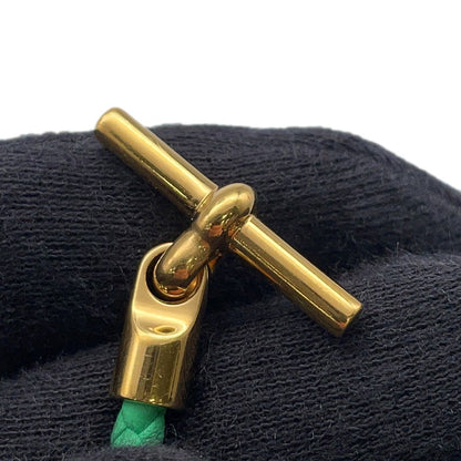 Hermes Bracelet Glenan Double Tour Vert Comic Gold Swift Veil — view 9