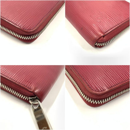Louis Vuitton Epi Zippy Wallet Zip Around Wine Red