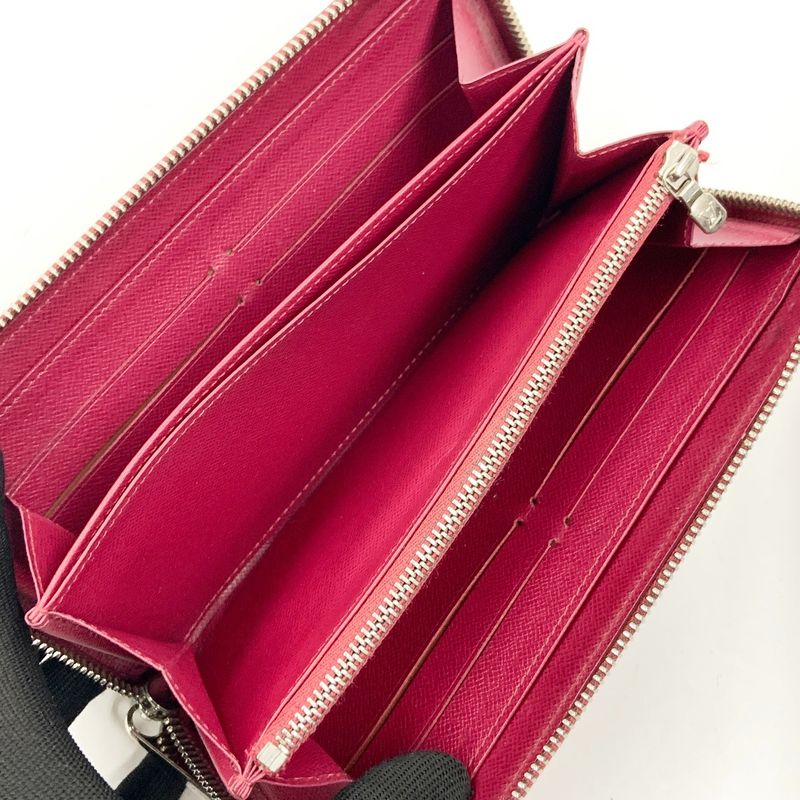Louis Vuitton Epi Zippy Wallet Zip Around Wine Red