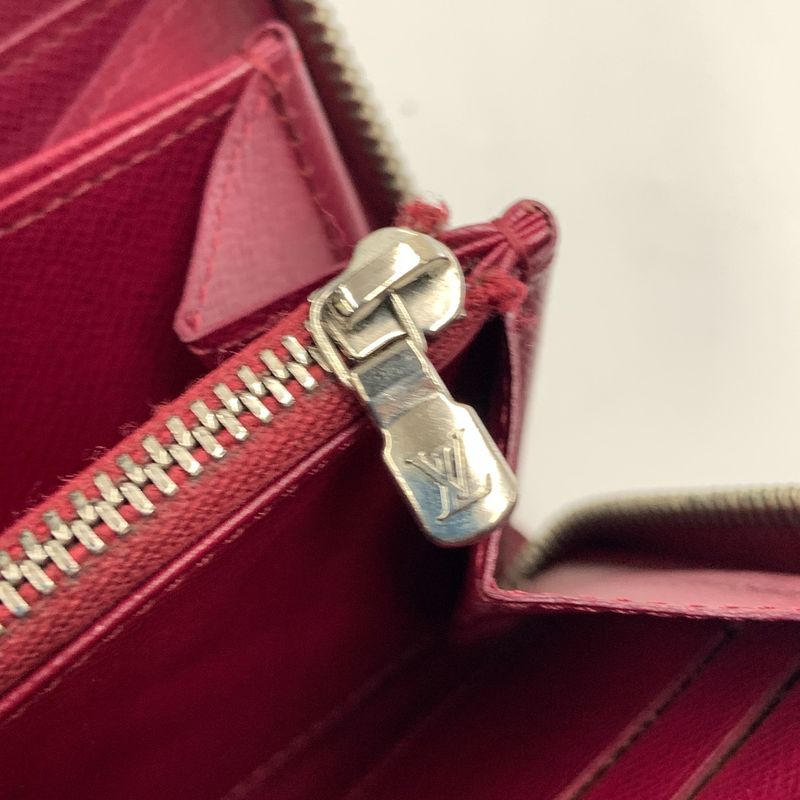 Louis Vuitton Epi Zippy Wallet Zip Around Wine Red