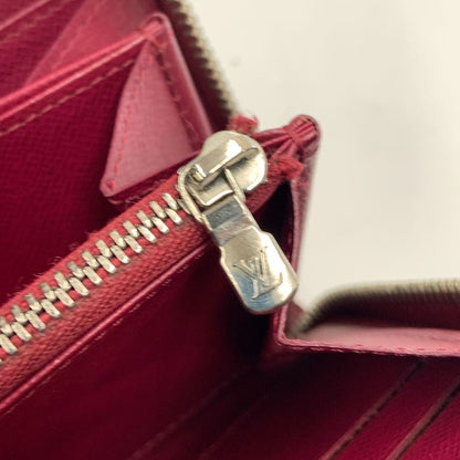 Louis Vuitton Epi Zippy Wallet Zip Around Wine Red