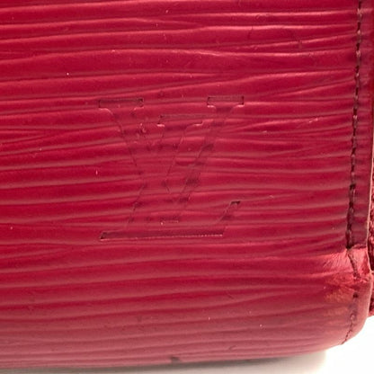 Louis Vuitton Epi Zippy Wallet Zip Around Wine Red