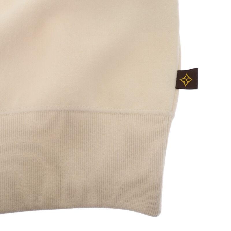 Louis Vuitton Embossed Signature Sweater S Half Sleeve Short Knit Top — view 6