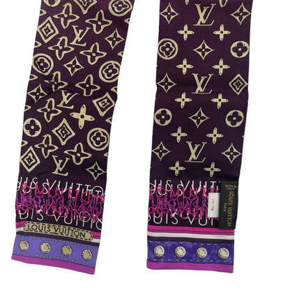 Louis Vuitton Scarf Bandeau Monogram Gradient Purple — view 3