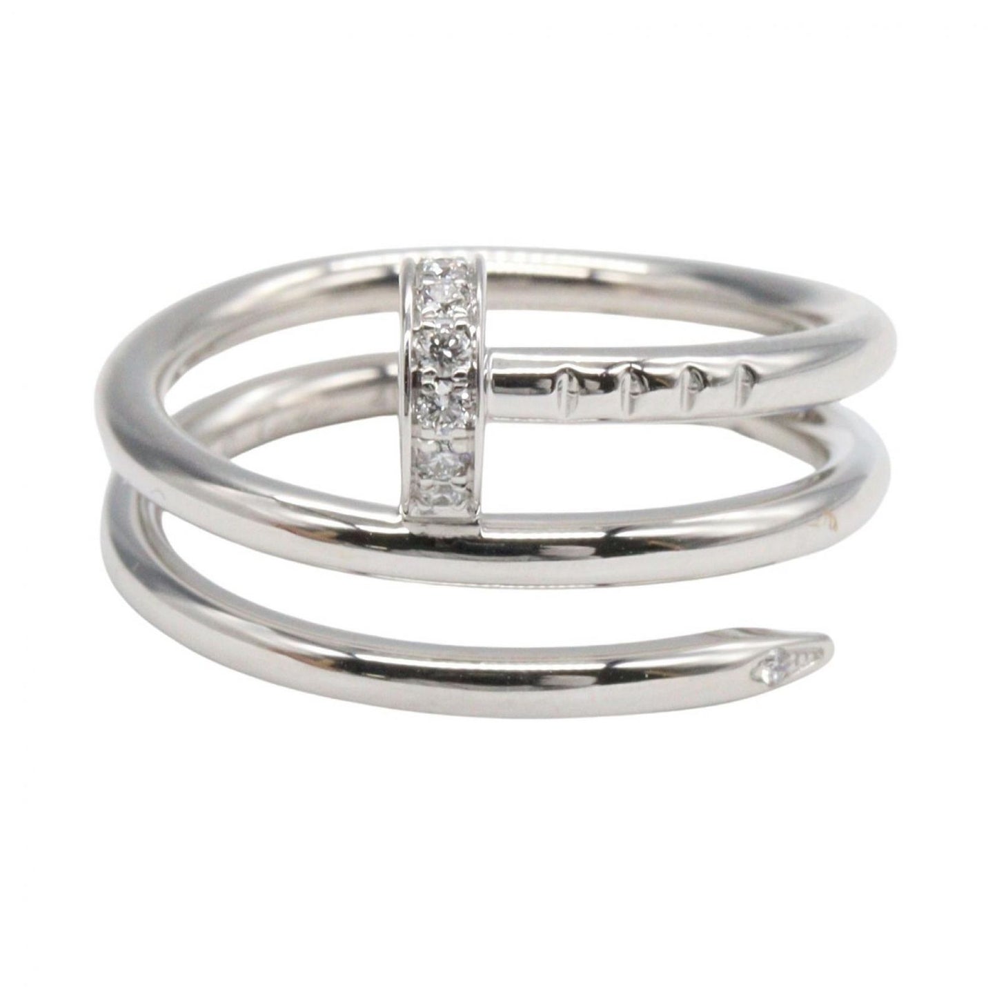 Cartier Ring Juste Un Clou Diamond 18K White Gold — view 2