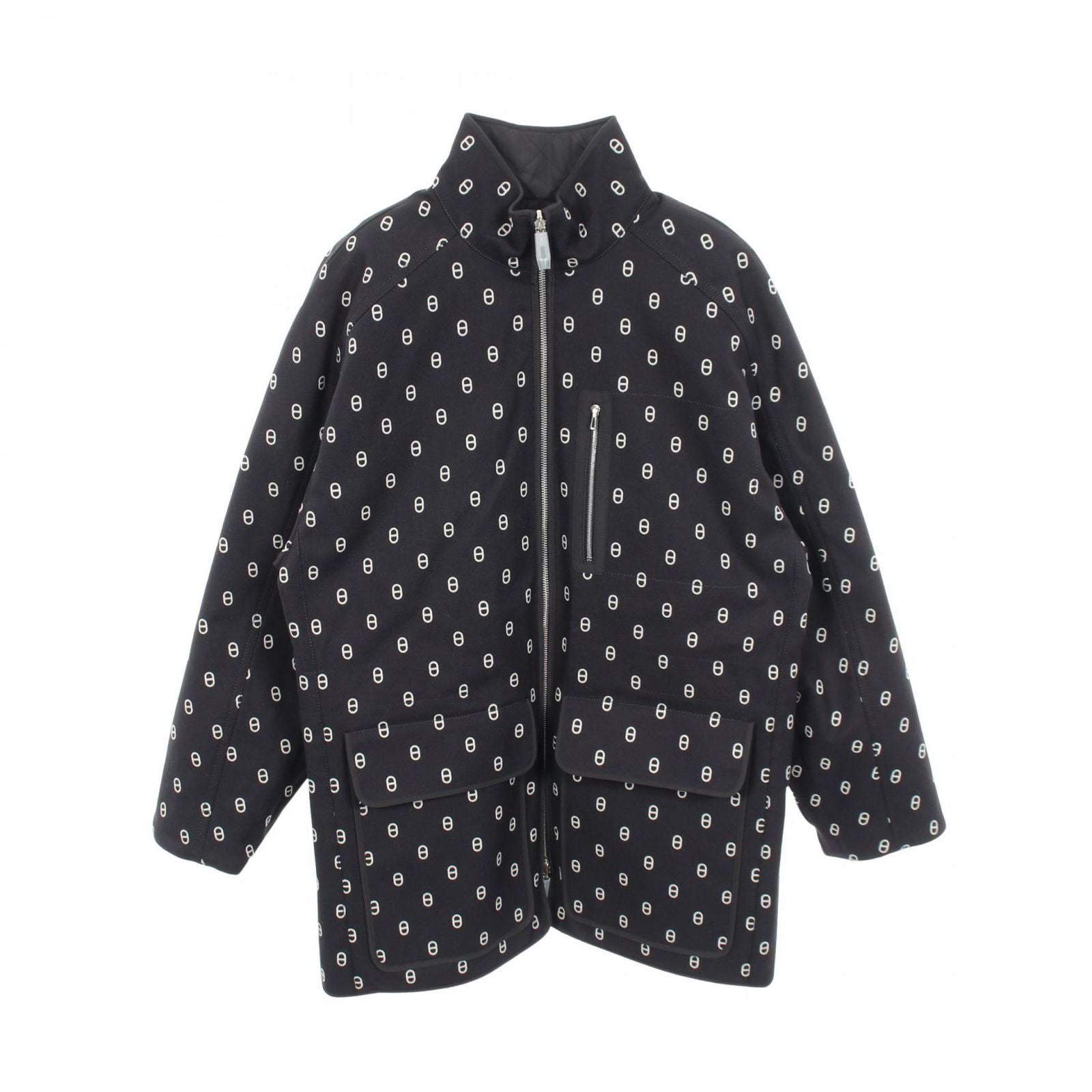 Hermes Chaine D'ancre Button Coat — view 3