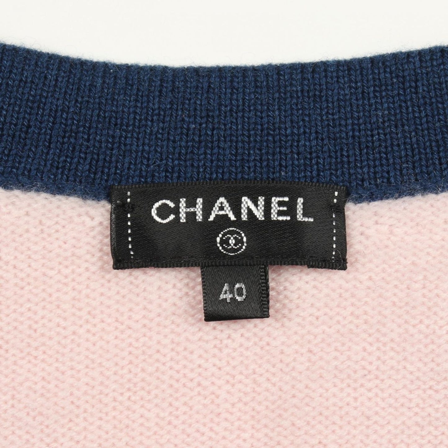 Chanel Cardigan CC Logo Button Cashmere — view 3