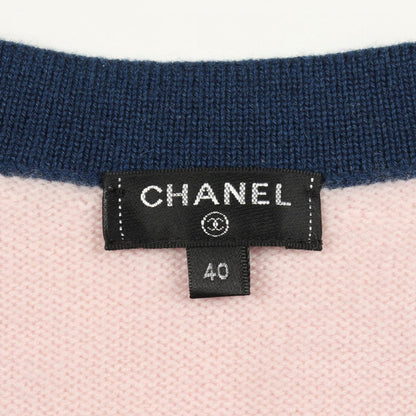 Chanel Cardigan CC Logo Button Cashmere — view 3