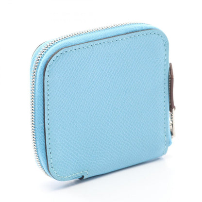 Hermes Coin Case Azap Compact Mini Silk in Celeste — view 2