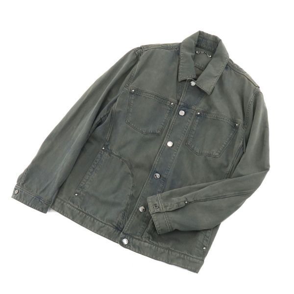 Louis Vuitton Denim Jacket Cotton Khaki — view 7