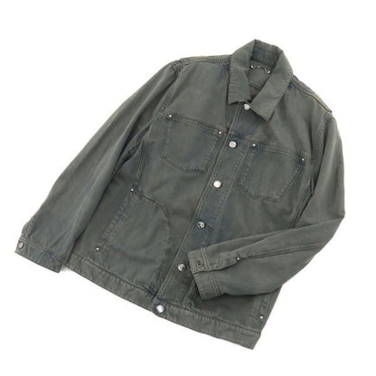 Louis Vuitton Denim Jacket Cotton Khaki — view 7