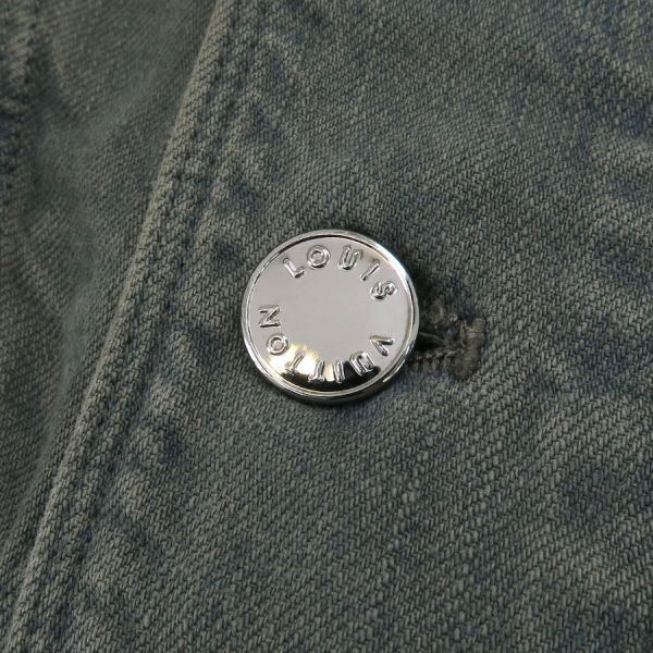 Louis Vuitton Denim Jacket Cotton Khaki — view 3