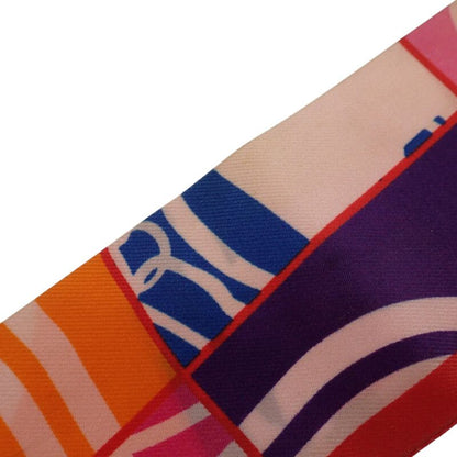 Hermes Brides de Gala en Desordre Order 13 Scarf Silk Red Rouge — view 8