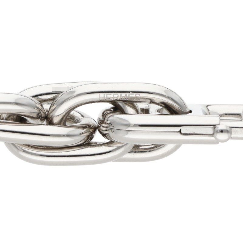 Hermes Amarage Silver Horn Combination Necklace Brown — view 3