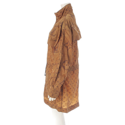 Louis Vuitton Nylon Monogram Giant Coat Jacket Brown 36 — view 3