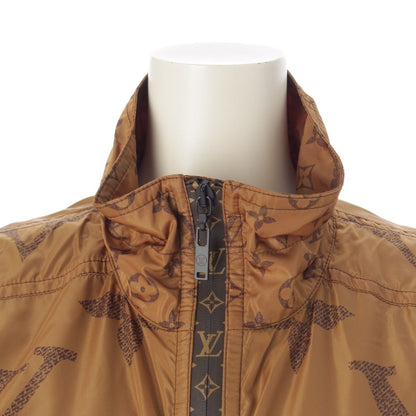 Louis Vuitton Nylon Monogram Giant Coat Jacket Brown 36 — view 5