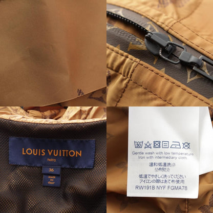 Louis Vuitton Nylon Monogram Giant Coat Jacket Brown 36 — view 9