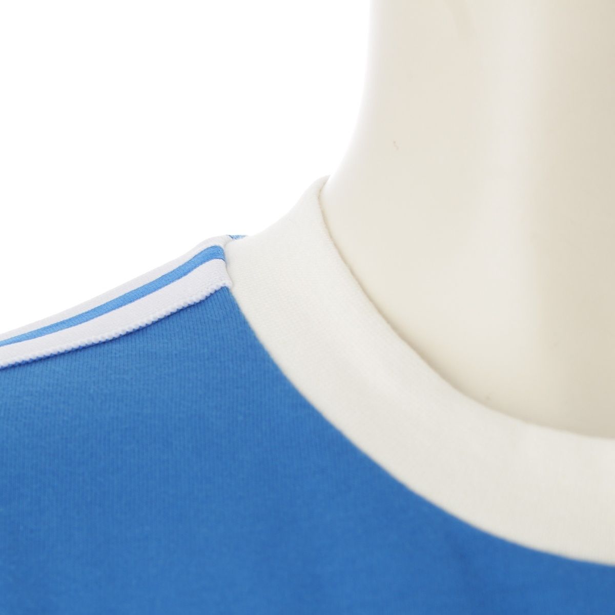Gucci Adidas Logo Striped Shirt Long Sleeve Dress Blue — view 7