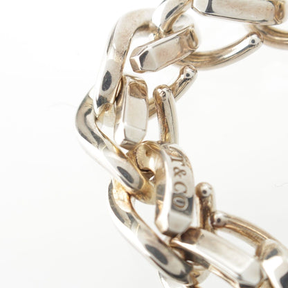 Tiffany & Co Forge Link Chain Bracelet Silver 19 — view 4