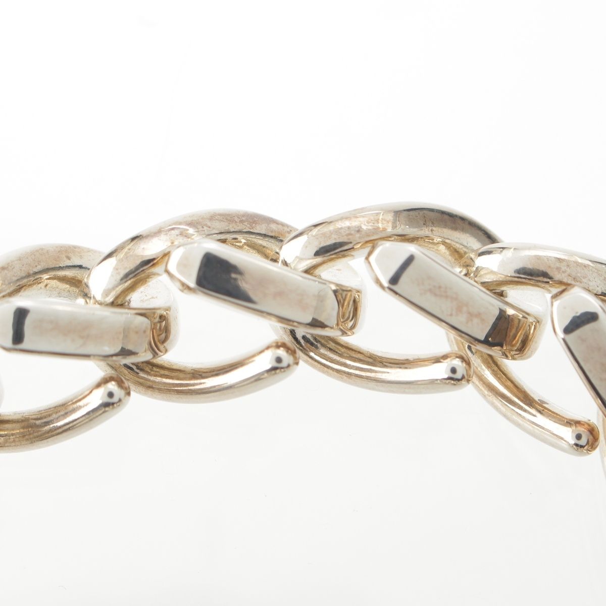 Tiffany & Co Forge Link Chain Bracelet Silver 19 — view 5