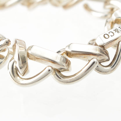 Tiffany & Co Forge Link Chain Bracelet Silver 19 — view 7