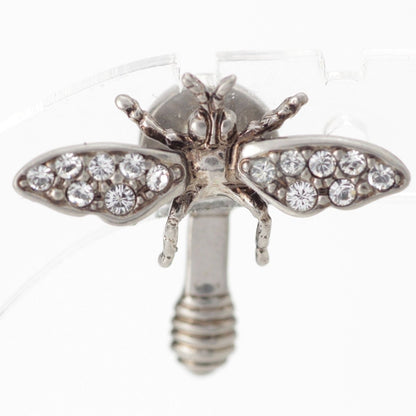 Dior J'adior Rhinestone Earrings Silver — view 5