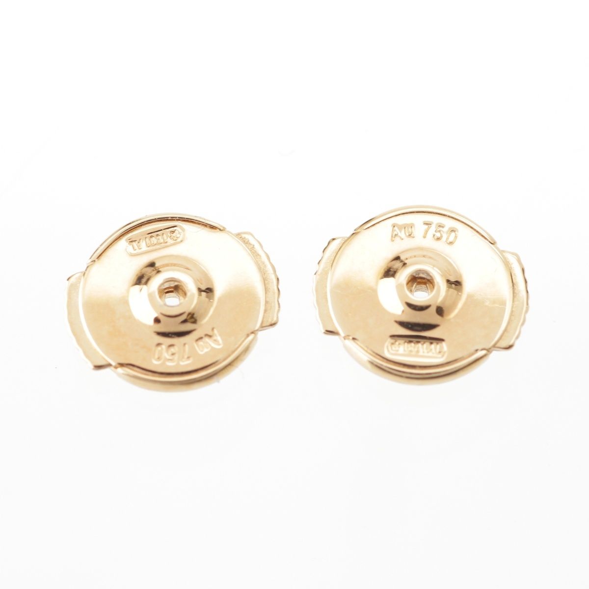 Van Cleef & Arpels Sweet Alhambra Diamond Earrings Mother Of Pearl — view 9