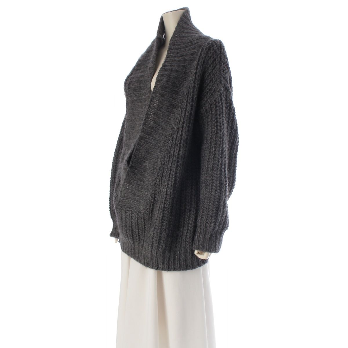 Dior Wool Mohair Blend Oversize Sweater Knit Top — view 2
