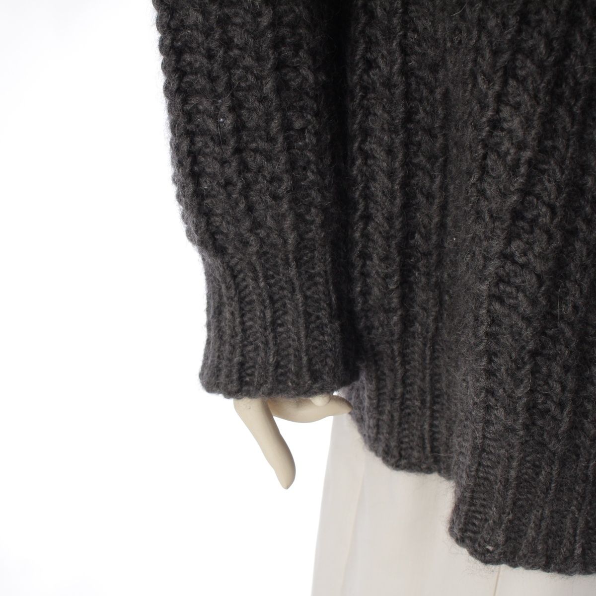 Dior Wool Mohair Blend Oversize Sweater Knit Top — view 8