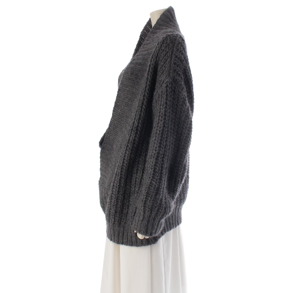 Dior Wool Mohair Blend Oversize Sweater Knit Top — view 3