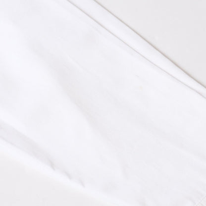 Chanel Long Sleeve Shirt Blouse CC Logo Cotton White Gold — view 8