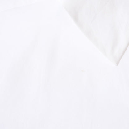 Chanel Long Sleeve Shirt Blouse CC Logo Cotton White Gold — view 5