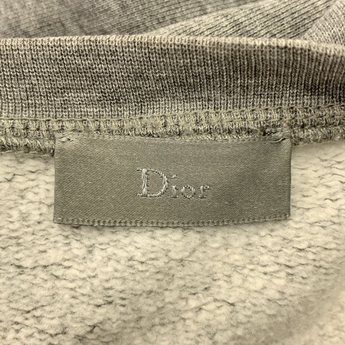 Dior Homme Graphic Print Crew Neck Sweatshirt XS Gray — view 5