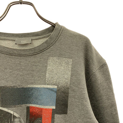 Dior Homme Graphic Print Crew Neck Sweatshirt XS Gray — view 2