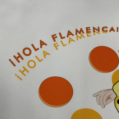 Hermes Scarf Silk Carre 90 Hola Flamenca Yellow — view 8