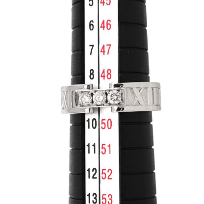 Tiffany & Co Atlas Ring Diamond 18K WG White Gold — view 6