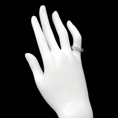 Tiffany & Co Atlas Ring Diamond 18K WG White Gold — view 7