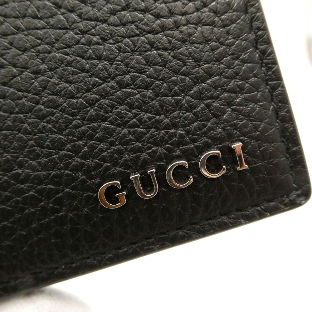 Gucci Logo Coin Wallet Mini Card Case Purse Bifold — view 6