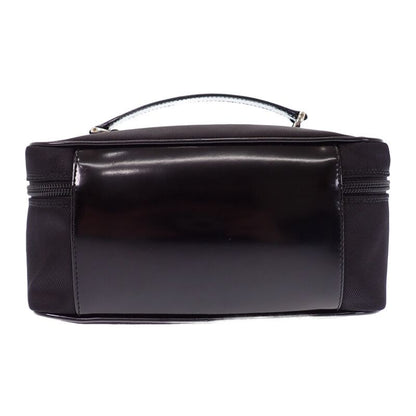 Gucci Vanity 032 1956 0150 Handbag Nylon Calfskin Black Silver — view 2