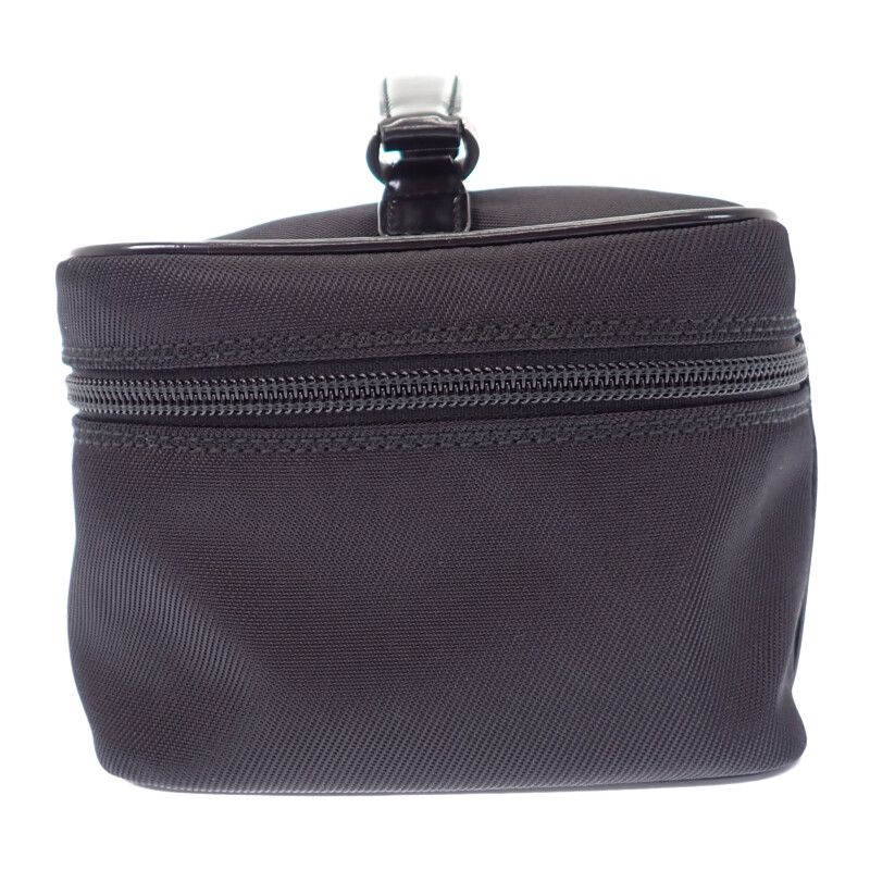 Gucci Vanity 032 1956 0150 Handbag Nylon Calfskin Black Silver — view 4