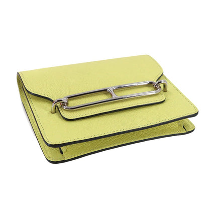 Hermes Roulis Slim Wallet Bifold Ever Color Jaune — view 4