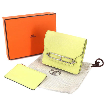 Hermes Roulis Slim Wallet Bifold Ever Color Jaune — view 2