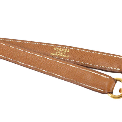 Hermes Kelly Bolide Shoulder Strap Courchevel Epsom Gold Brown — view 4