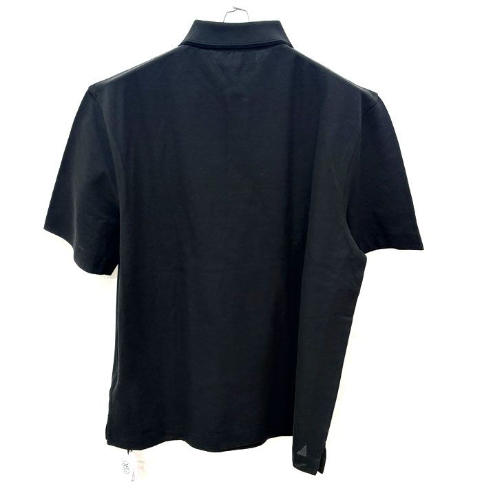 Hermes Piqures Sellier Polo Shirt Black — view 2
