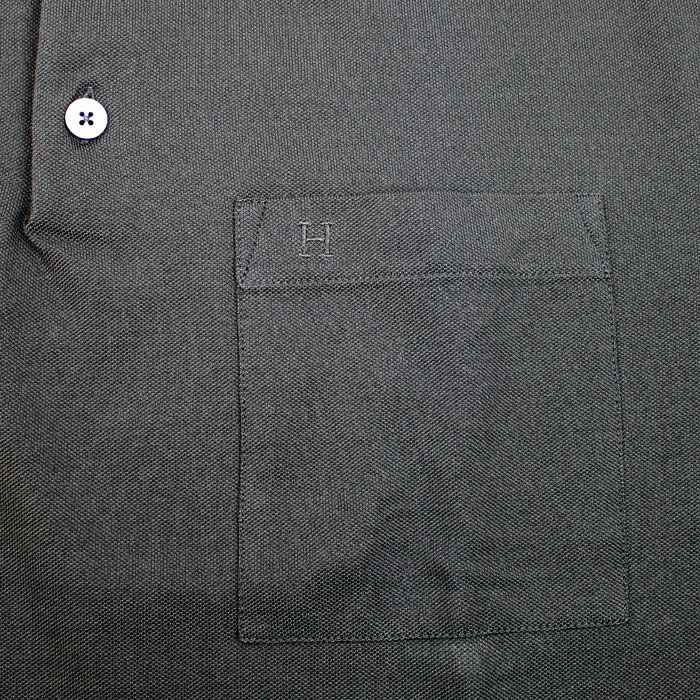 Hermes Piqures Sellier Polo Shirt Black — view 4