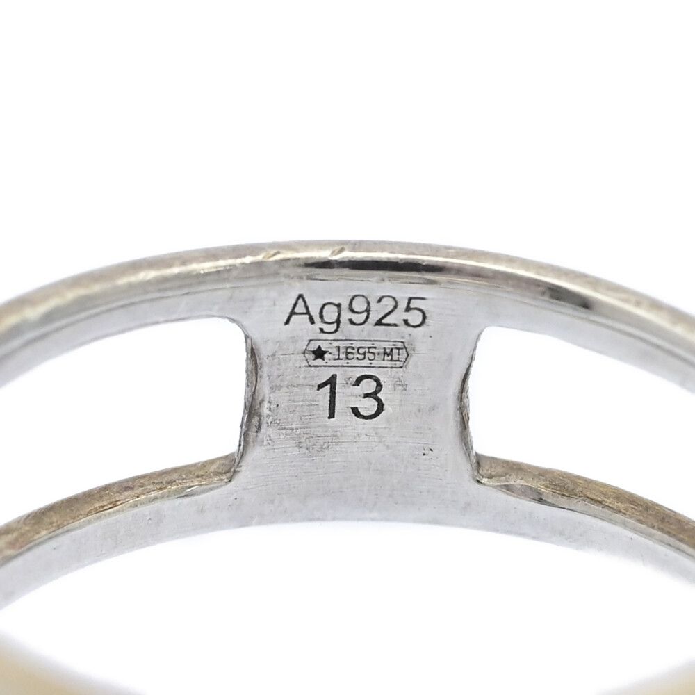 Gucci Signature Logo GG Ring 53 Silver — view 4