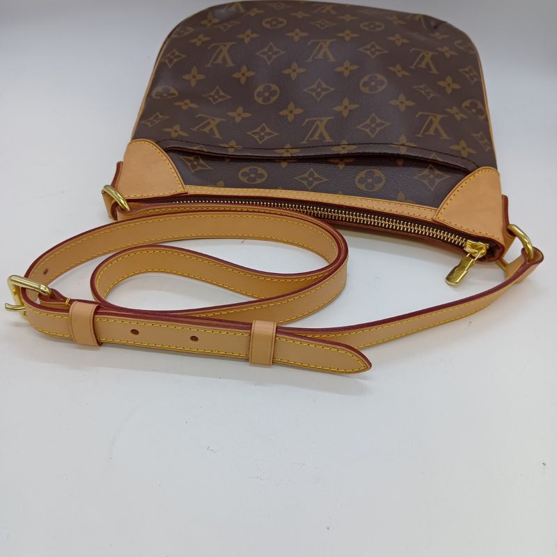 Louis Vuitton Monogram Odeon PM Shoulder Bag Brown