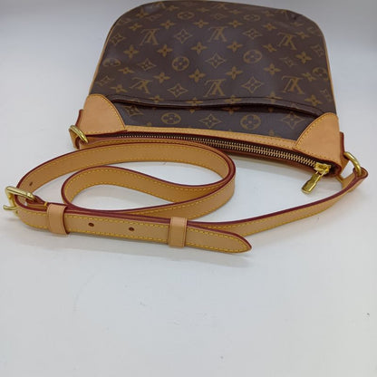 Louis Vuitton Monogram Odeon PM Shoulder Bag Brown