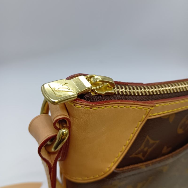 Louis Vuitton Monogram Odeon PM Shoulder Bag Brown